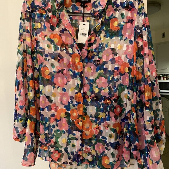 NWT Saloni Cocktail Blouse - Picture 4 of 6